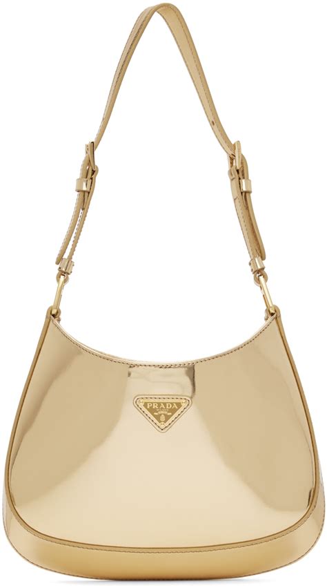 Prada: Gold Cleo Bag 